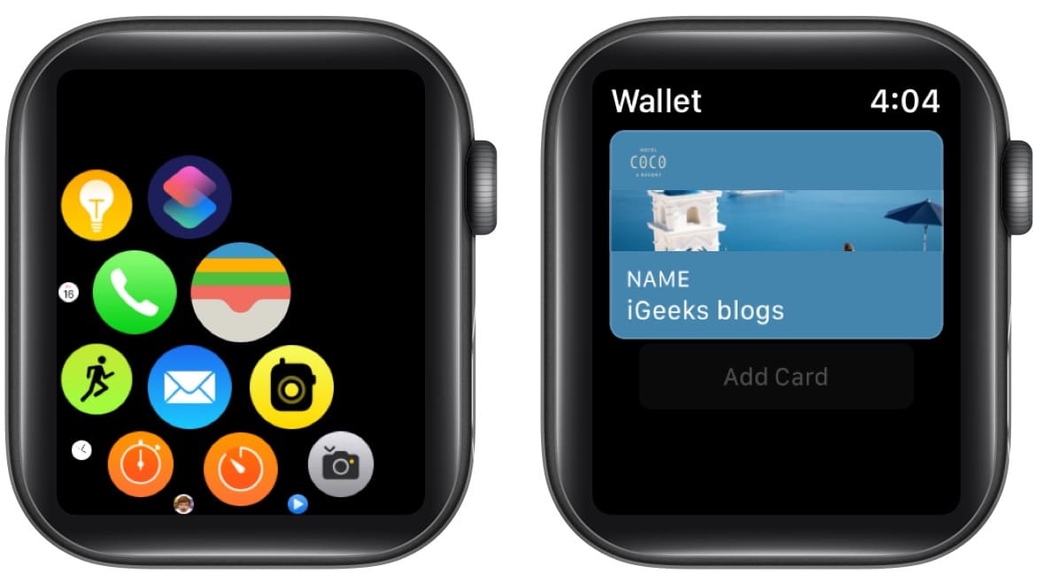 Uso de Apple Wallet en Apple Watch