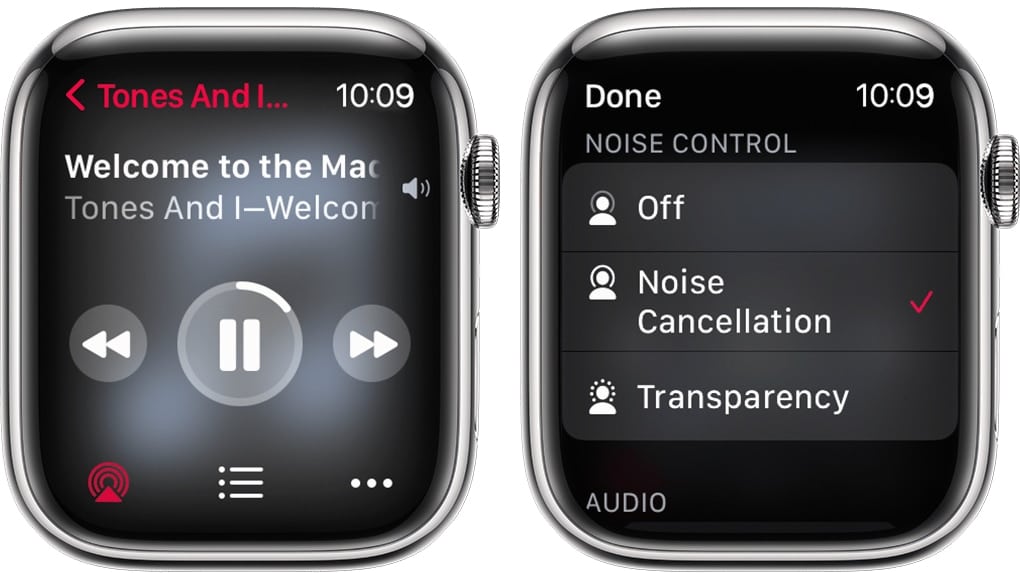 Configuración del modo de transparencia de Apple Watch