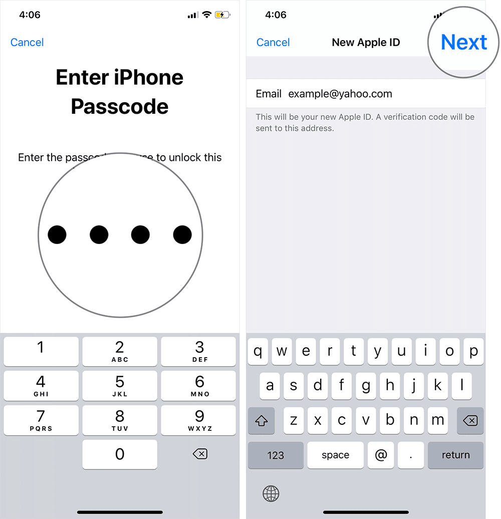Cambiar ID de Apple en iPhone y iPad