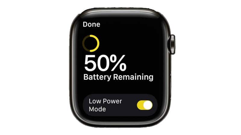¿Qué es el modo de bajo consumo en Apple Watch?